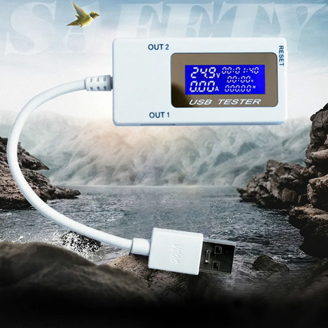 1 шт. USB Вольтметр для розетки Амперметр тестер для зарядки DC 4-30 в 0-150 Вт для Тестирования Инструментов