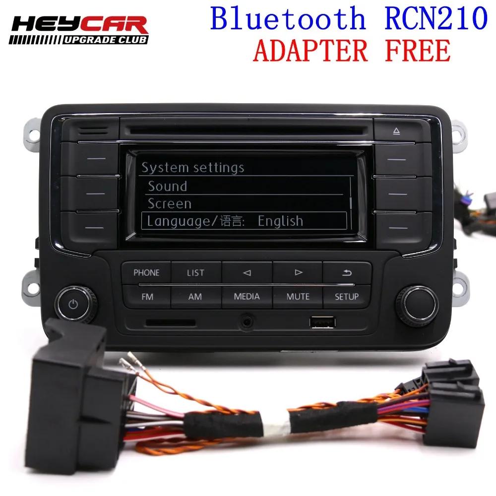 Используется RCN210 Bluetooth MP3 USB плеер CD MP3 радио для VW Golf 5 6 Jetta Mk5 MK6 Passat B6 CC B7 56D 035 185 E/56D035185E