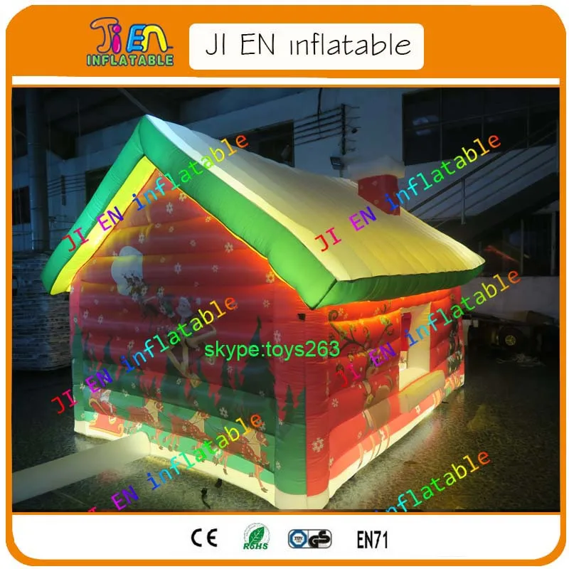 Free-air-ship-to-door-4-3-3M-13-10-10ft-inflatable-christmas-house-giant-inflatable (3)