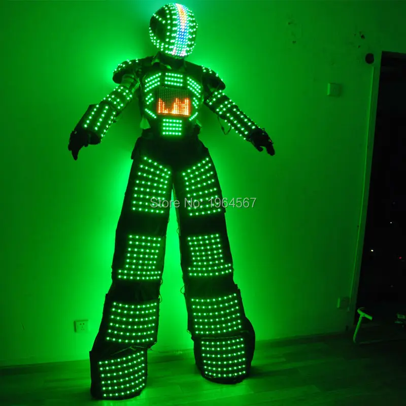 Hitech Digital Led Robot Costumes/led Robot Suit / Led Clothing For Party Dj Culb Stage