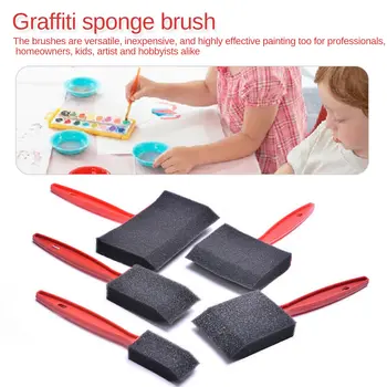 

Children's Painting Graffiti Tools Painting Graffiti Tools Stationery Sponge Brush Oil Supplies Paint Brush Set