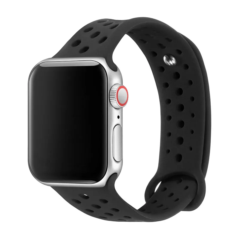 

Watchband Apple Watch Strap Band for Apple Watch 4/3/2/1 Series Silicone Replacement Sports Bands For Iwatch 81004