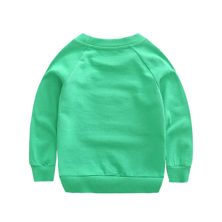 Новая детская одежда осенне-весенний махровый хлопковый свитер с длинными рукавами и принтом маленького монстра для мальчиков