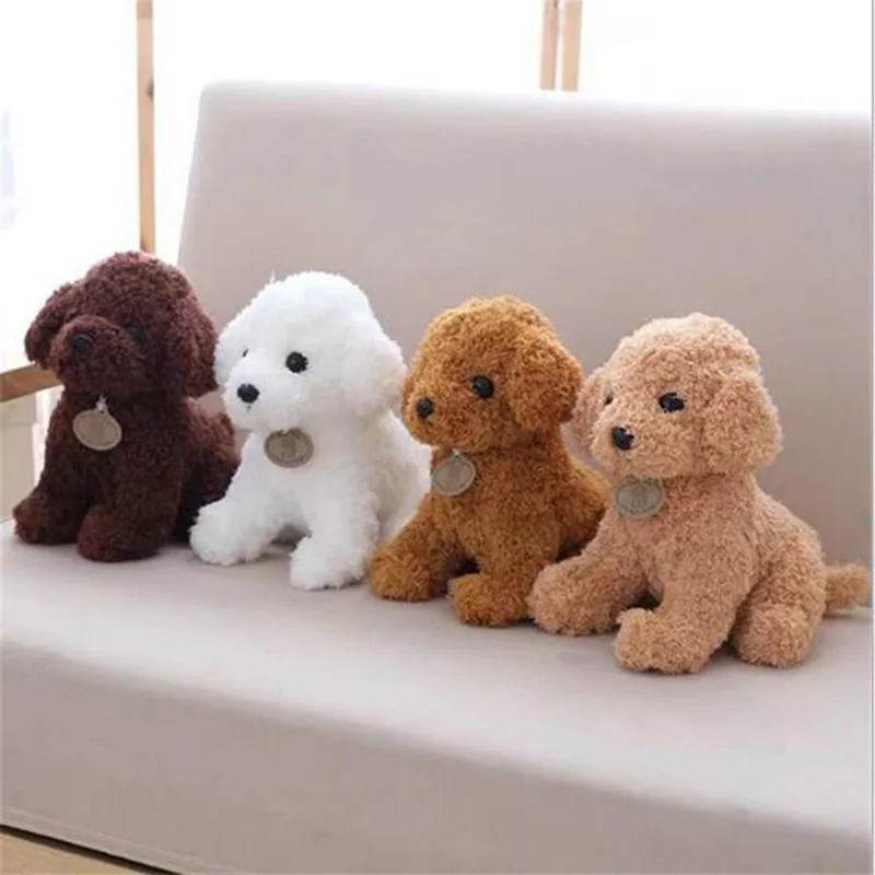 BSTAOFY Dropshipping Super Cute Simulation Teddy Dog Fuzzy Soft Plush