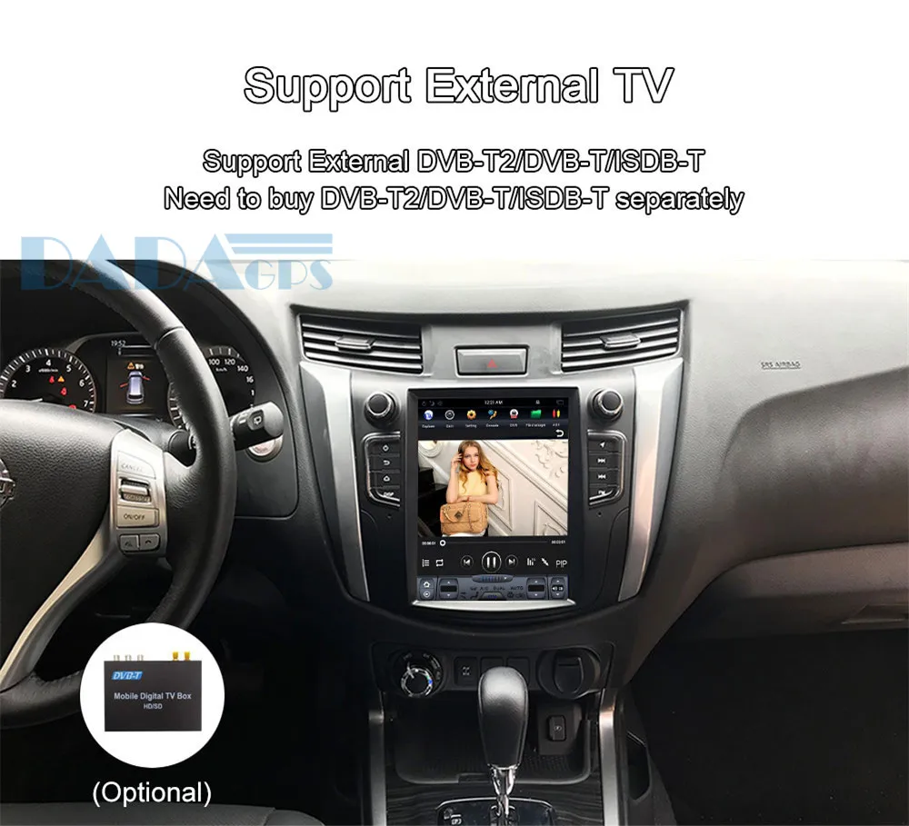 Sale 10.4"Android 7.1 Tesla Style Car Radio Player For NISSAN NP300 Navara 2014+ Stereo Multimedia GPS Map Navigation Head unit 13