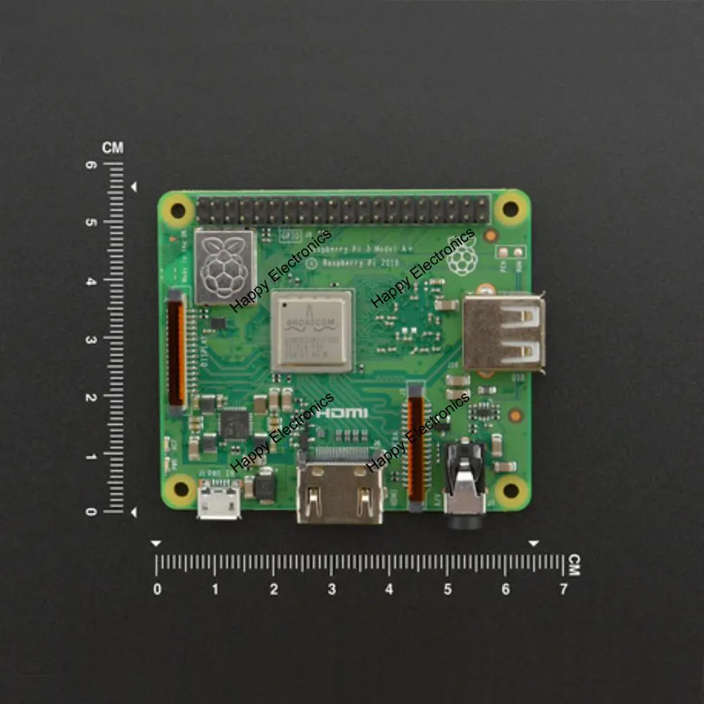 Raspberry Pi 3 Модель A + Plus 3A 1 4 ГГц четырехъядерный процессор Cortex A53 512 Мб rom 2 г 5 WiFi