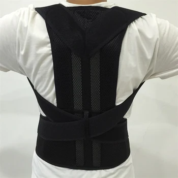 2018 Relieve Fatigue Medical Support Bar Belt Orthopedic Posture Corrector Brace Lower Back Pain Shoulder Support Belt Corset