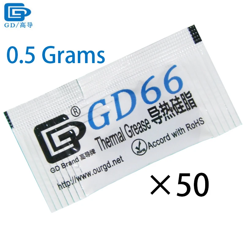 Термопроводящая паста GD66 силиконовый пластырь светодиодный теплоотвод 50