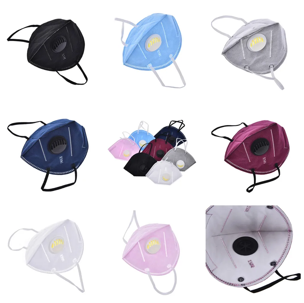 

Fashion Cotton PM2.5 Anti Haze Mask Breath Anti-dust Mouth Mask Activated Carbon Filter Respirator Mouth-muffle Mask Face