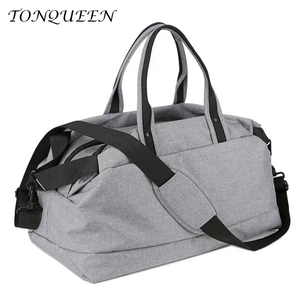 30L Large Travel Bags Solid Waterproof Gym Bag Men Soft Women Sport Bag