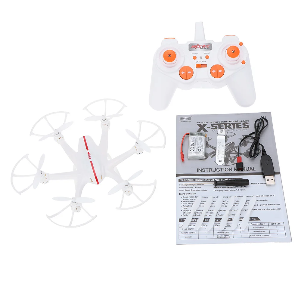 MJX X800 2 4G 6 осевой гироскоп один ключ 3D датчик гравитации RC Hexacopter мини пульт