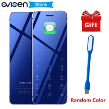 Карманный мини мобильный телефон Ulcool V36, металлический корпус, маленький размер, bluetooth набор, ультра тонкий роскошный маленький мобильный телефон