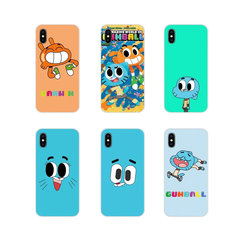 

For Huawei P Smart Mate Honor 7A 7C 8C 8X 9 P10 P20 Lite Pro Plus The Amazing World of Gumball Accessories Phone Cases Covers