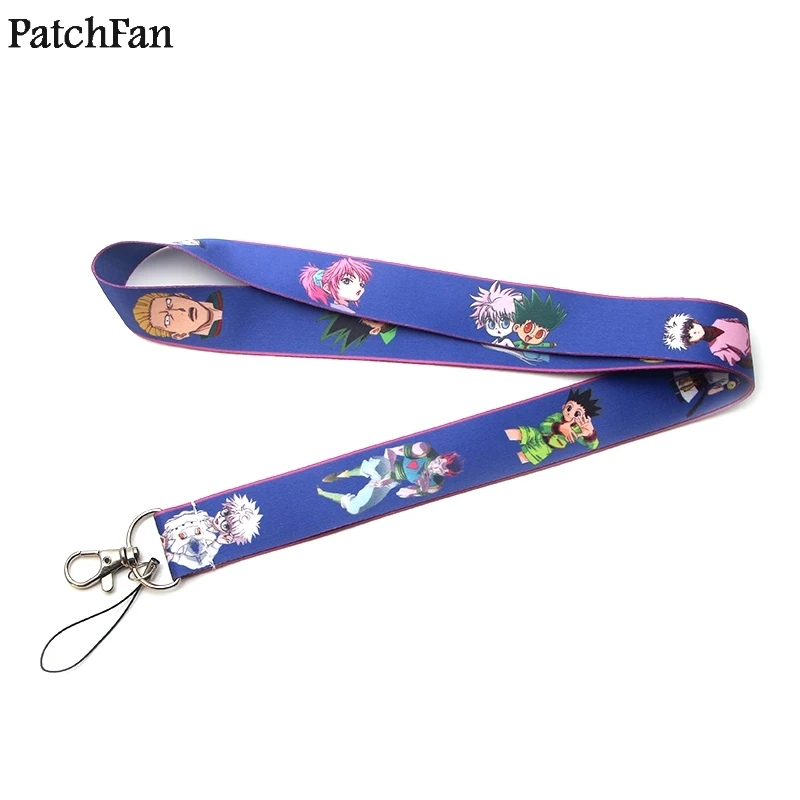 

20pcs/lot Patchfan HUNTER cartoon lanyards neck straps for phones keys bags cameras id card holder keychain webbing ribbon A1874