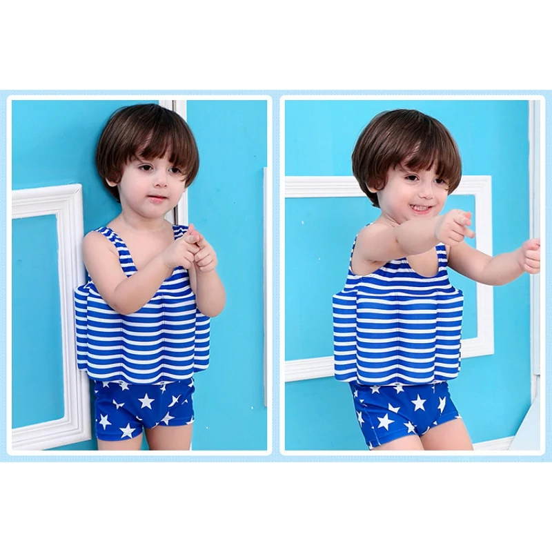 Детский плавающий купальный костюм съемный тренировочный купальный костюм для малышей практичный купальный костюм для маленьких мальчиков и девочек