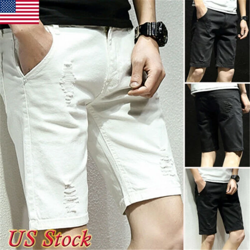 Мужские повседневные джинсовые шорты пляжные шорты джинсовые спортивные шорты для бега летние шорты