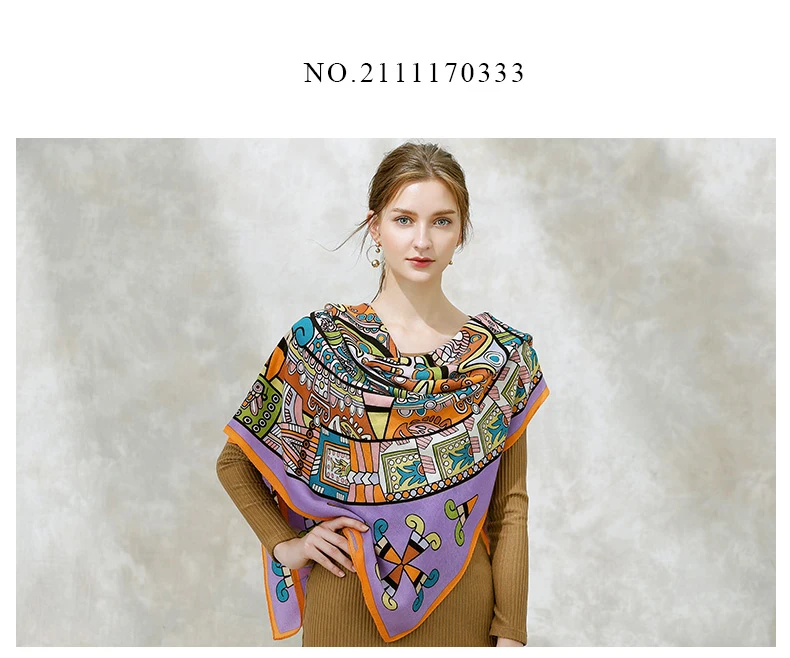 [BAOSHIDI], модный бренд, шерсть, зимние шарфы для женщин, теплые, мягкие, элегантные, дамские, квадратный, бесконечный платок, роскошный подарок для женщин
