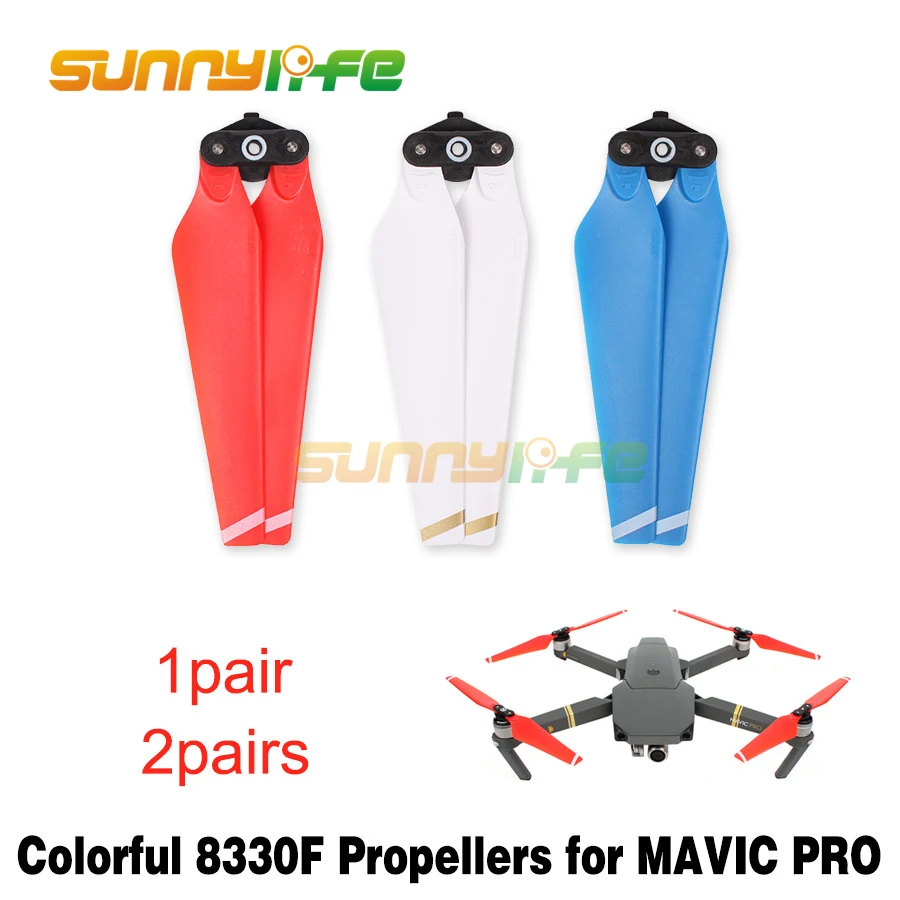 8330F красочные складные винты красный синий белый реквизит для dji Mavic Pro