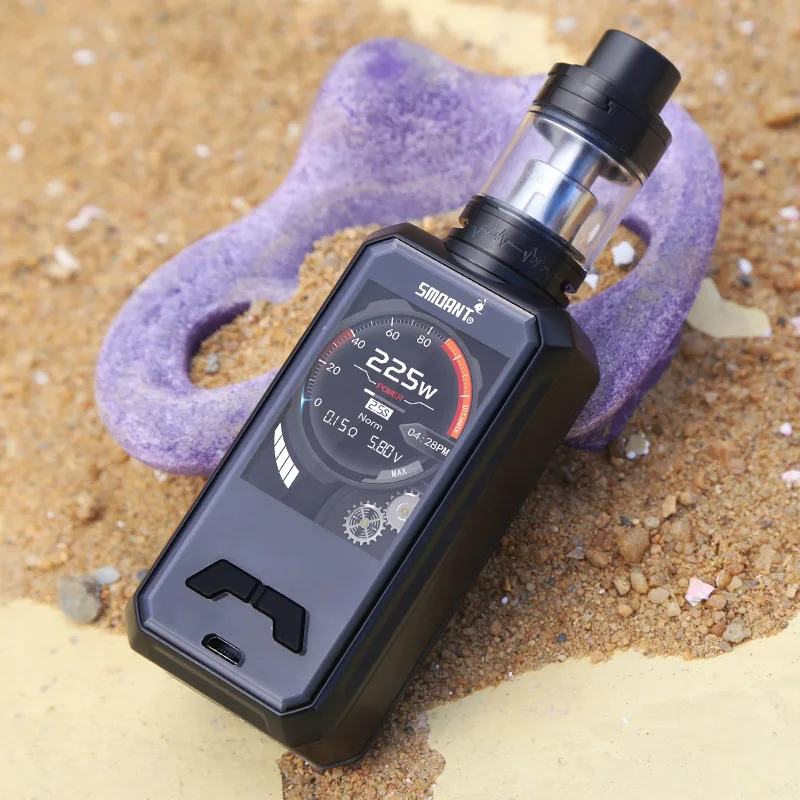 Оригинальный боксмод Smoant Charon Mini 225 Вт вейп электронные сигареты двойная батарея