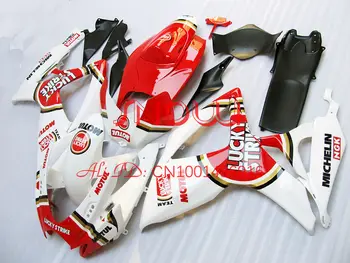 

Red/White Lucky for SUZUKI GSX R600 R750 06-07 GSXR 600 750 GSXR600 GSXR750 GSX-R600 GSX-R750 K6 06 07 2006 2007 Fairing Kit