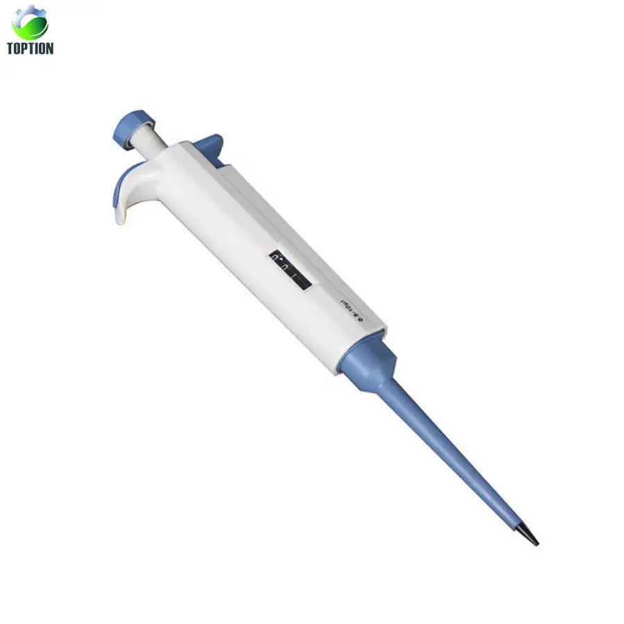 Single Channel Adjustable Volume Pipettes Laboratory Mechanical Pipette