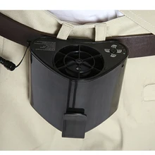 Портативный Открытый Вентилятор талии прохладной температуры. Мини Кондиционер 3 файла скорость ветра прохладная одежда машина инструменты для самостоятельного ухода