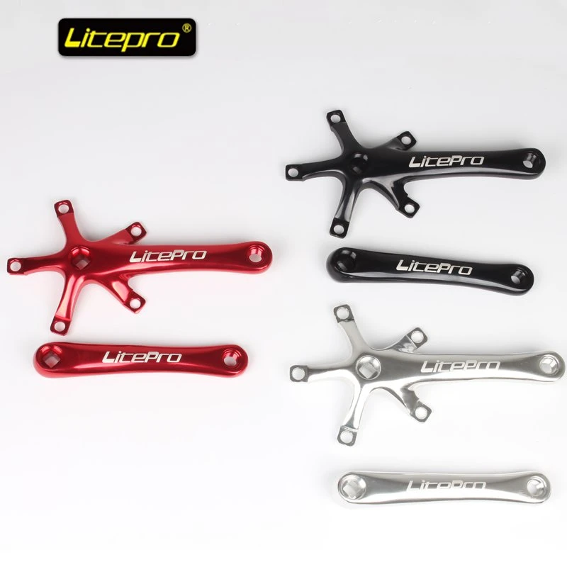 130mm BCD MTB Bicycle Folding BIke road Bike Square Crankset 170mm Crank arm