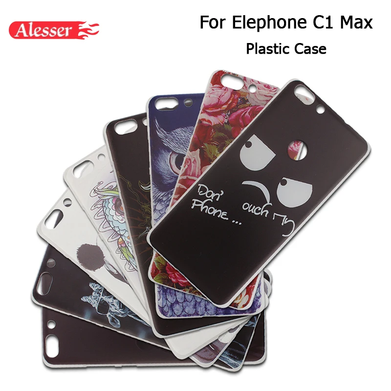 Alesser 6.0inch For Elephone C1 Max Plastic Case With Stylish Print Image Hard Back Cover Phone |