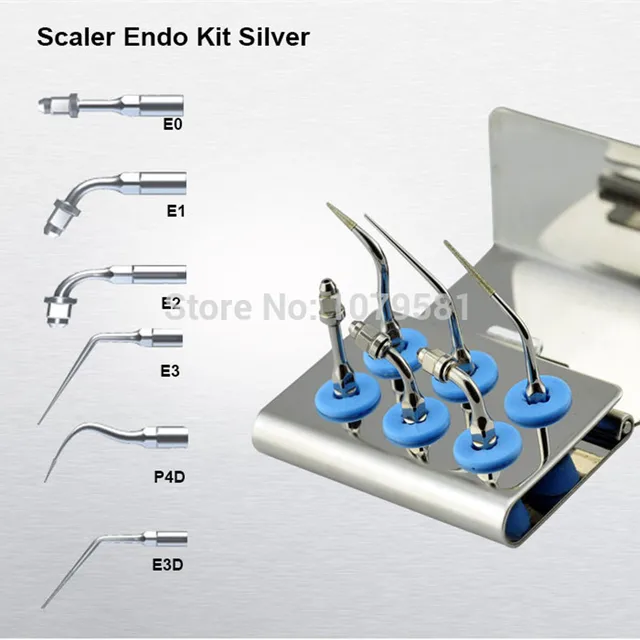 1 set EEKS Scaler Endo Kit for ental ultrasonic piezo scaler endo tips