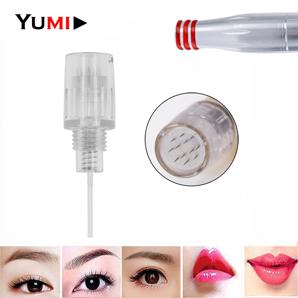 50pcs/lot 8mm Screw Nano 12 Pin Cartridges Needles Blades For Electric