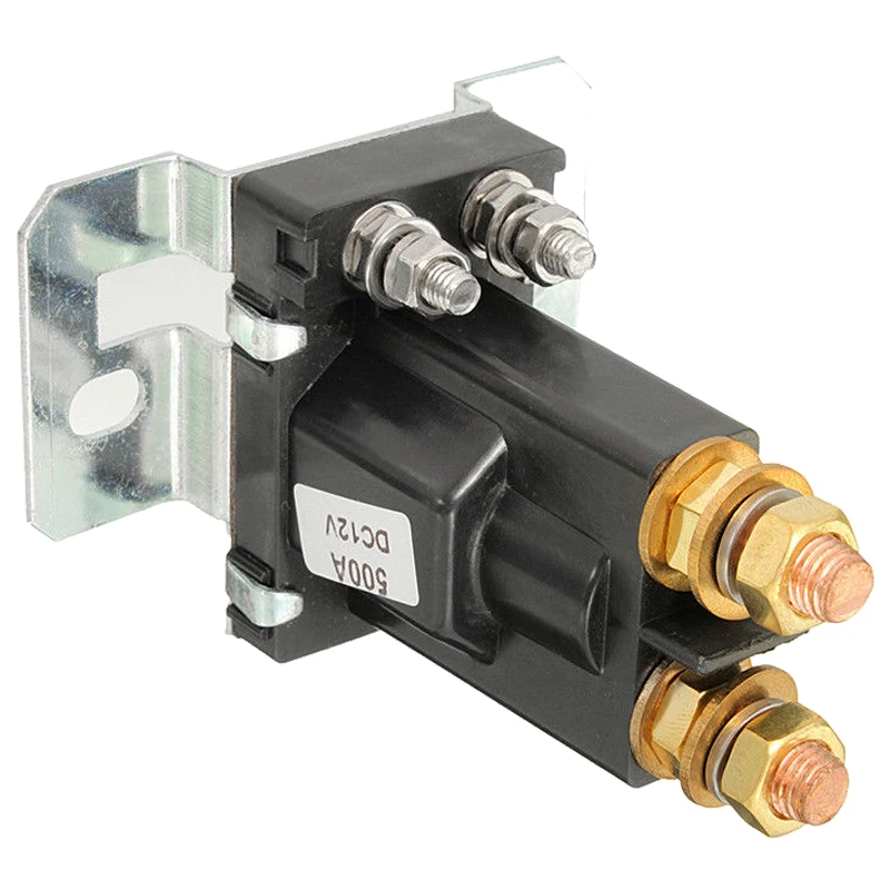 4 Pin 12V AMP 500A Relay Car Starter On//Off Power Switch Dual Battery Isolator