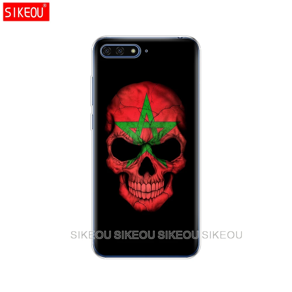 Силиконовый чехол для телефона Huawei Honor 7A PRO 7C Y5 Y6 Y7 Y9 2017 2018 Prime марокканский