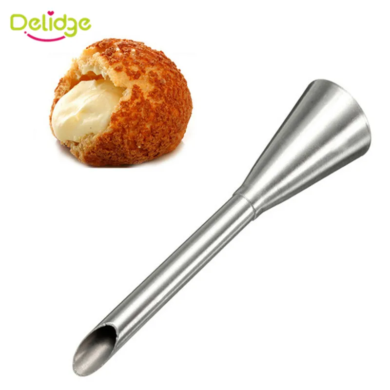 

Delidge Stainless Steel Icing Piping Nozzle Cream Beak Pastry Puff Cream Injector Cake Nozzle Baking Tool Cake Decorating Tools