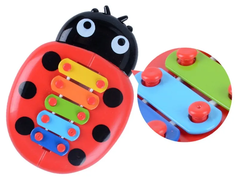 Пятицветная Божья коровка пианино музыкальная игрушка раннее развитие ребенка музыкальные инструменты детские игрушки подарки на день рождения