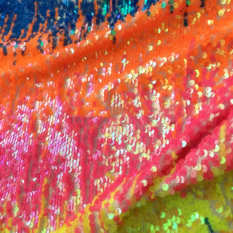 Градиент Красочные Русалка Блестящие Блестки блестки DIY ткань с блестками для одежды сумки вечерние Свадебные торжества фон
