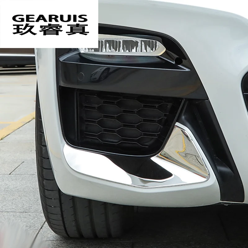 Стайлинга автомобилей переднего бампера для губ нижней части бампера кадров крышки из нержавеющей стали декоративные наклейки для BMW X3 G01 авто аксессуары