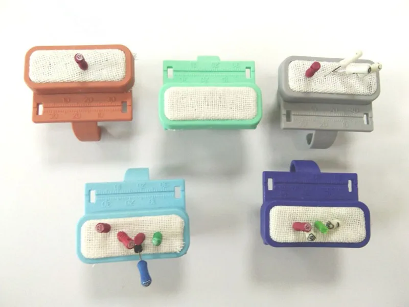 5pcs Dental Endo Finger Rings Endo Ring Endodontic File Ruler Guage Dentist Autoclavablein