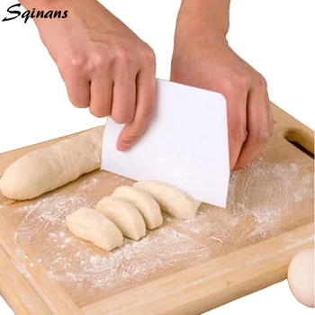 

Sqinans Plastic Pastry Dough Cutter Cake Bread Slicer Baking Pasty Tools Cake Scraper Kitchen Tools Cake Spatula