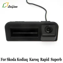 Für Skoda Kodiaq Karoq Kamiq Schnelle Superb Fabia 3 2017 2018 2019 Auto Reverse Kamera/Auto Stamm Griff Parkplatz rückansicht Kamera