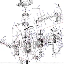 Части системы питания для hidea HDF9.9, 4 такта 9.9HP