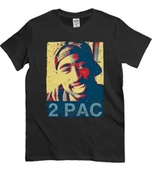 

T-SHIRT T SHIRT MAGLIA MAGLIETTA UOMO 2 PAC VINTAGE RAP HIP HOP MUSICA NERA 100% Cotton Short Sleeve O-Neck Tops Tee Shirts 2018