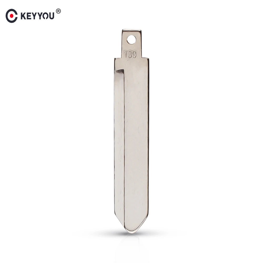 KEYYOU 1 шт металлический пустой некроеный флип KD полотно дистанционного ключа тип