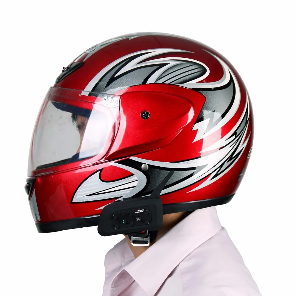 2 шт Pro BT Interphone 1200M беспроводная мотоциклетная Bluetooth гарнитура для шлема для 6 Rider