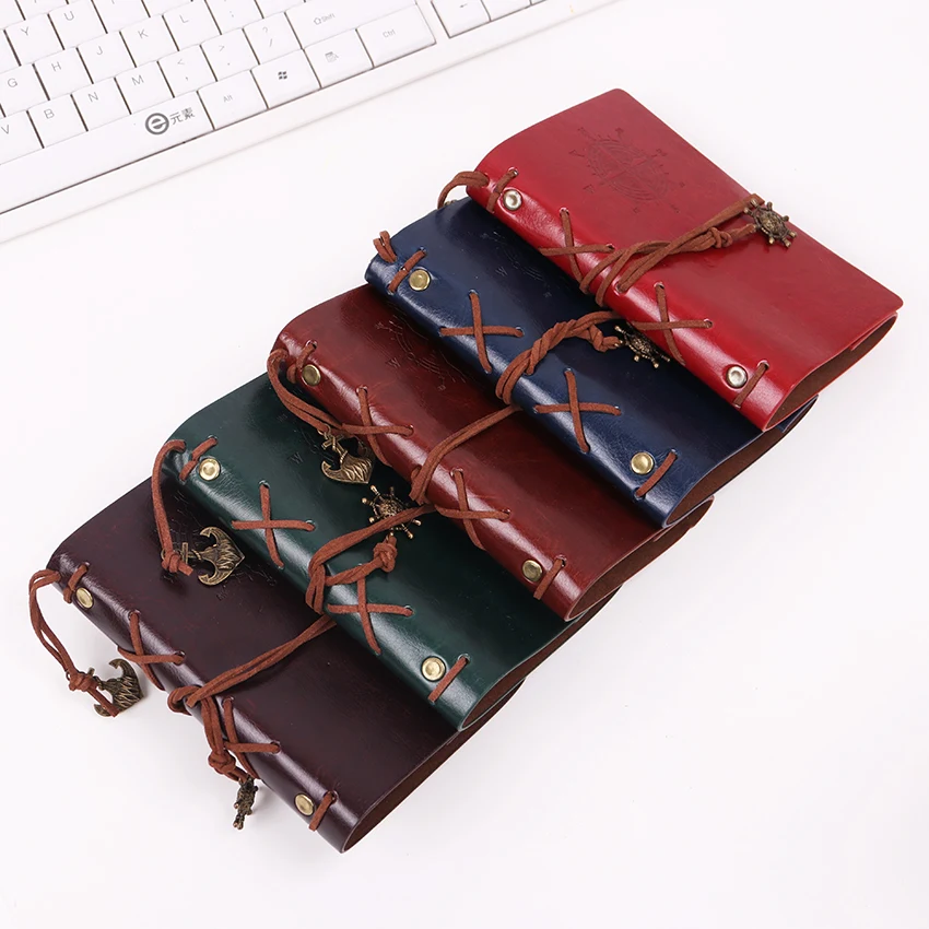 Classic Vintage Leather Kraft Paper Notebooks and Journals Copper Plated Sea Anchor Travel Sketchbook Pirate Diary Notebook Classic Vintage Leather Kraft Paper Notebooks and Journals Copper Plated Sea Anchor Travel Sketchbook Pirate Diary Notebook