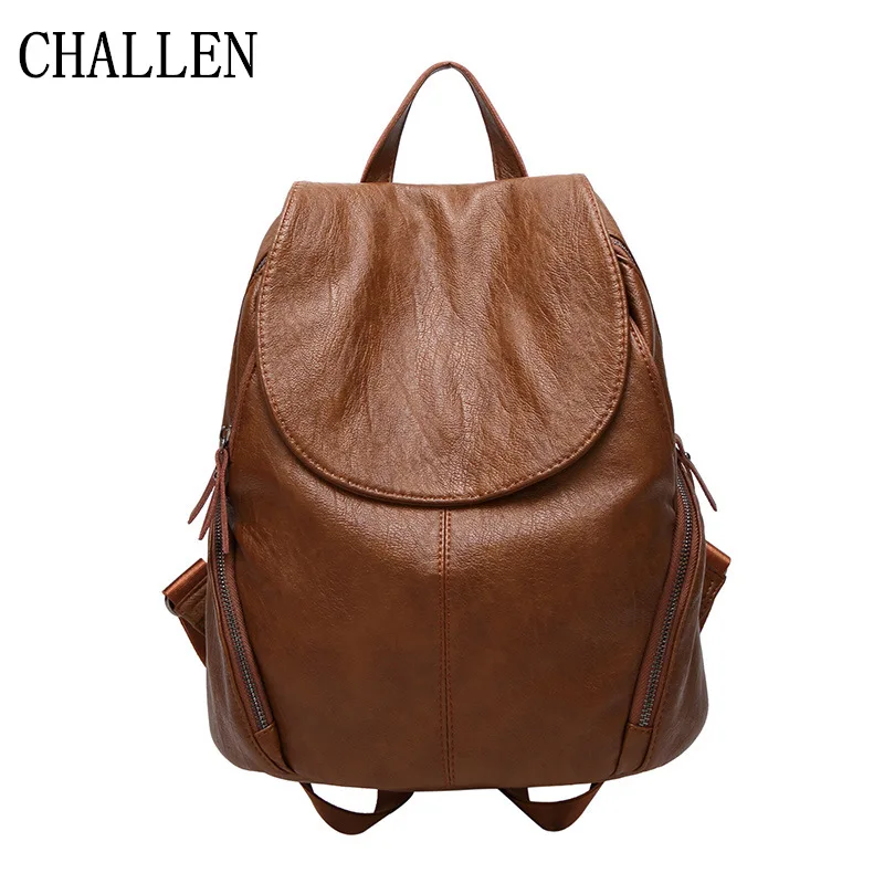 Женский рюкзак высокого качества из искусственной кожи Mochila Escolar школьные сумки