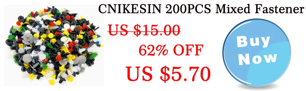 CNIKESIN 100 шт. фиксатор автомобильный fit 8 мм отверстие Нейлон автомобильные клипсы молоток для правки крыльев Щит Фиксатор пластиковые заклепки для автомобиля