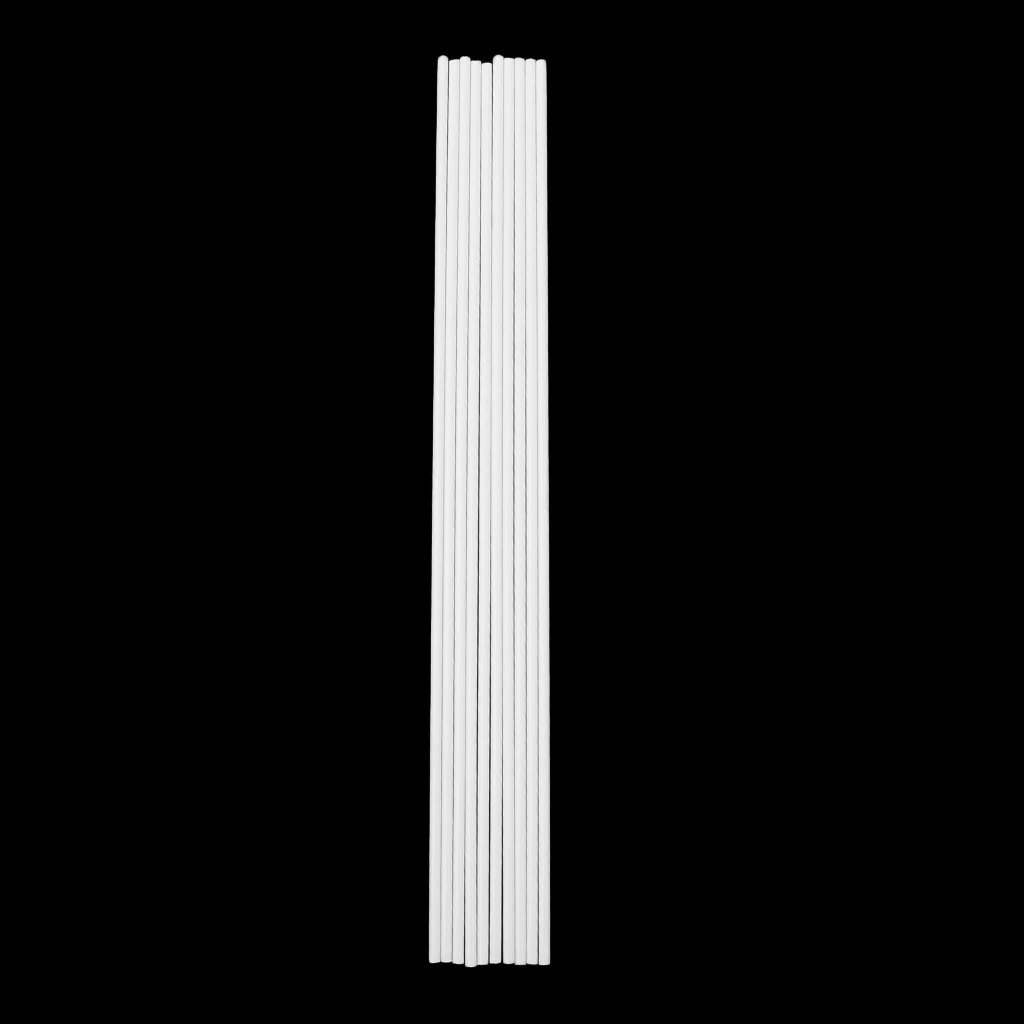 10Pcs 250mm Length ABS Plastic Round Tube Pipe for Architectural Model Making Building DIY Sand Table Model Materials White