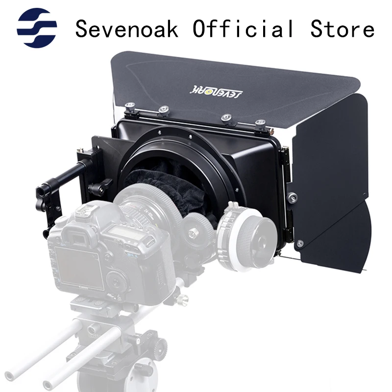 

Sevenoak SK-MB4 Camera Matte Box 15mm Supporting Rods for Follow Focus System for Canon 1D3 D90 600D Nikon Sony DSLR Accessories