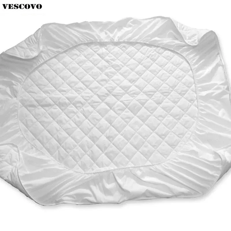 Round cotton mattress protective Cover with Rubber/fillings/pad thin