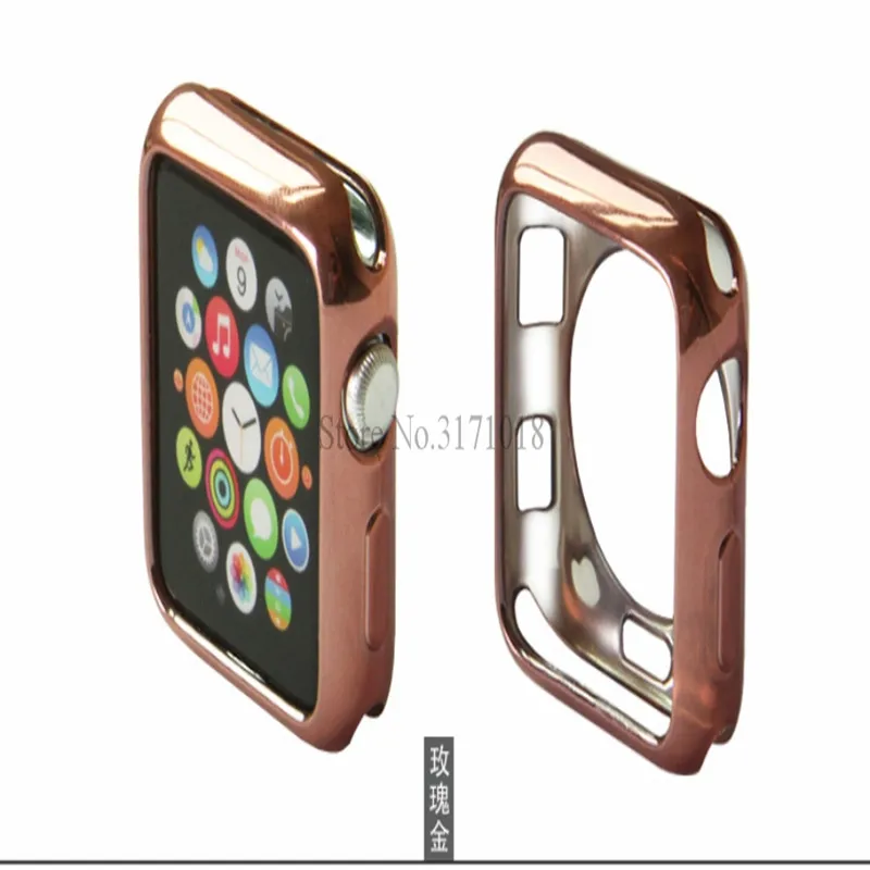 Soft TPU Case For Apple Watch Case 38mm 42mm 42 mm Series 3 2 1 Protective Replacements Cover Case Perfect Match Bumper Soft TPU Case For Apple Watch Case 38mm 42mm 42 mm Series 3 2 1 Protective Replacements Cover Case Perfect Match Bumper